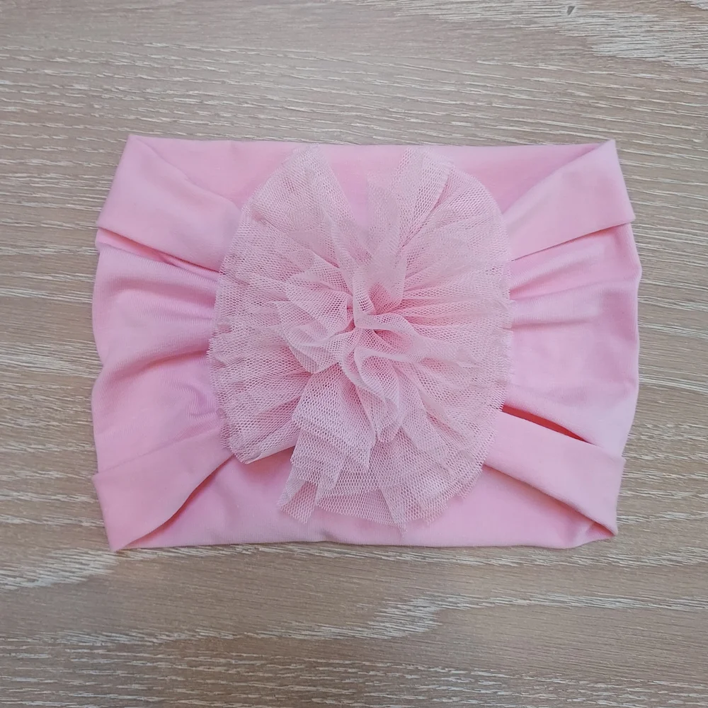 Handmade Adorable Pink Hairband for Kids - Picture 2 of 5
